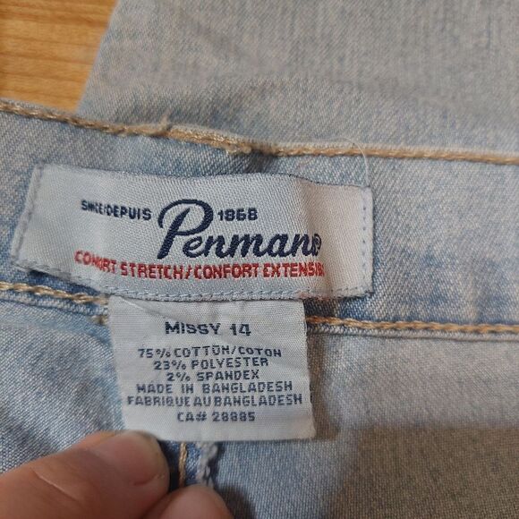 Womans Missy by Penmans Comfort Stretch sz 14 Blue Jeans - Picture 2 of 10